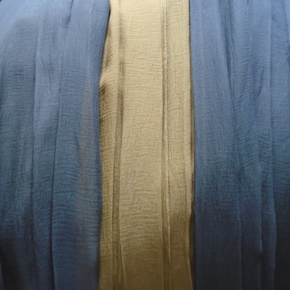 CHLOE silk crepe layer skirt maxi Brown / Smoke 91L luxury France 38 30" W - Picture 5 of 10